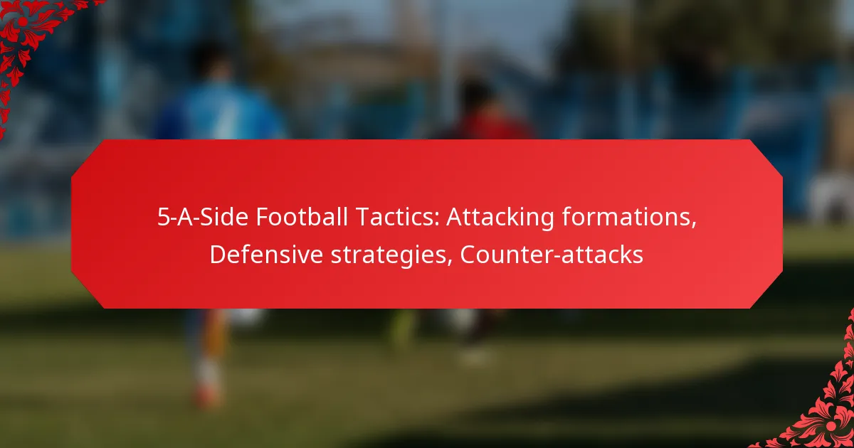 5-A-Side Football Tactics: Attacking formations, Defensive strategies, Counter-attacks